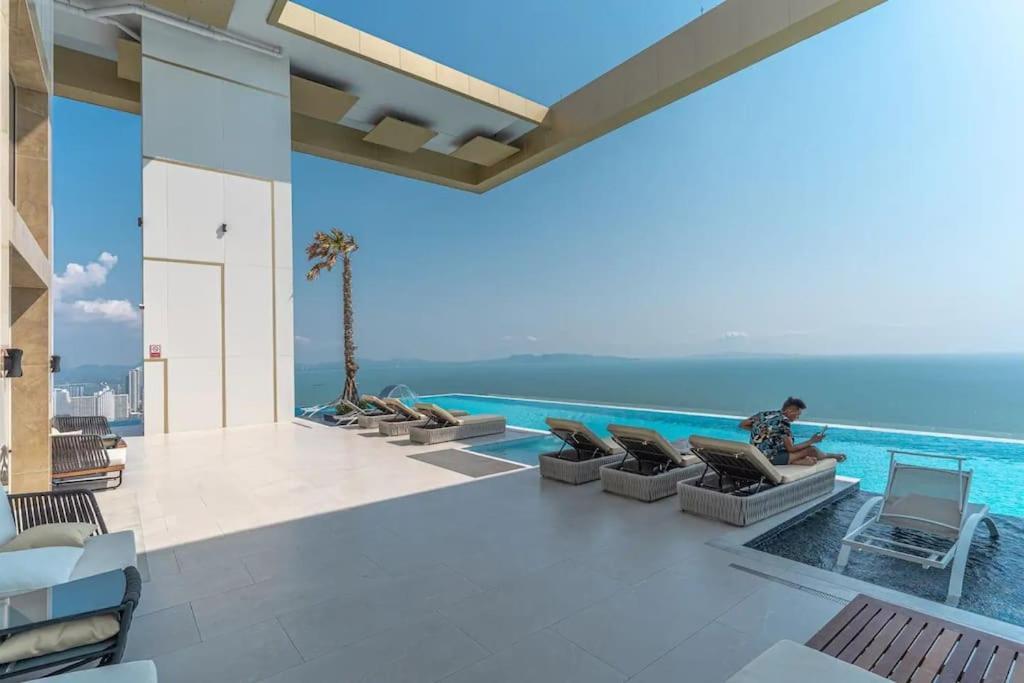 Sea View 5 Star Facilities Luxury Stay At Pattaya Jomtien Beach Eksteriør billede